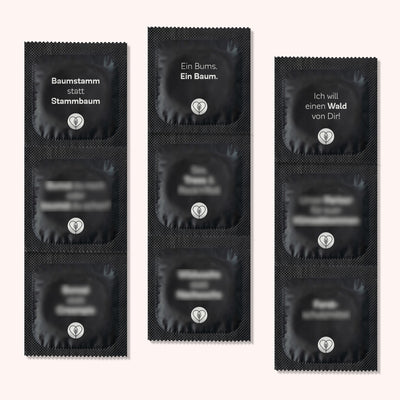 Releaf Kondome mit witzigen Texten